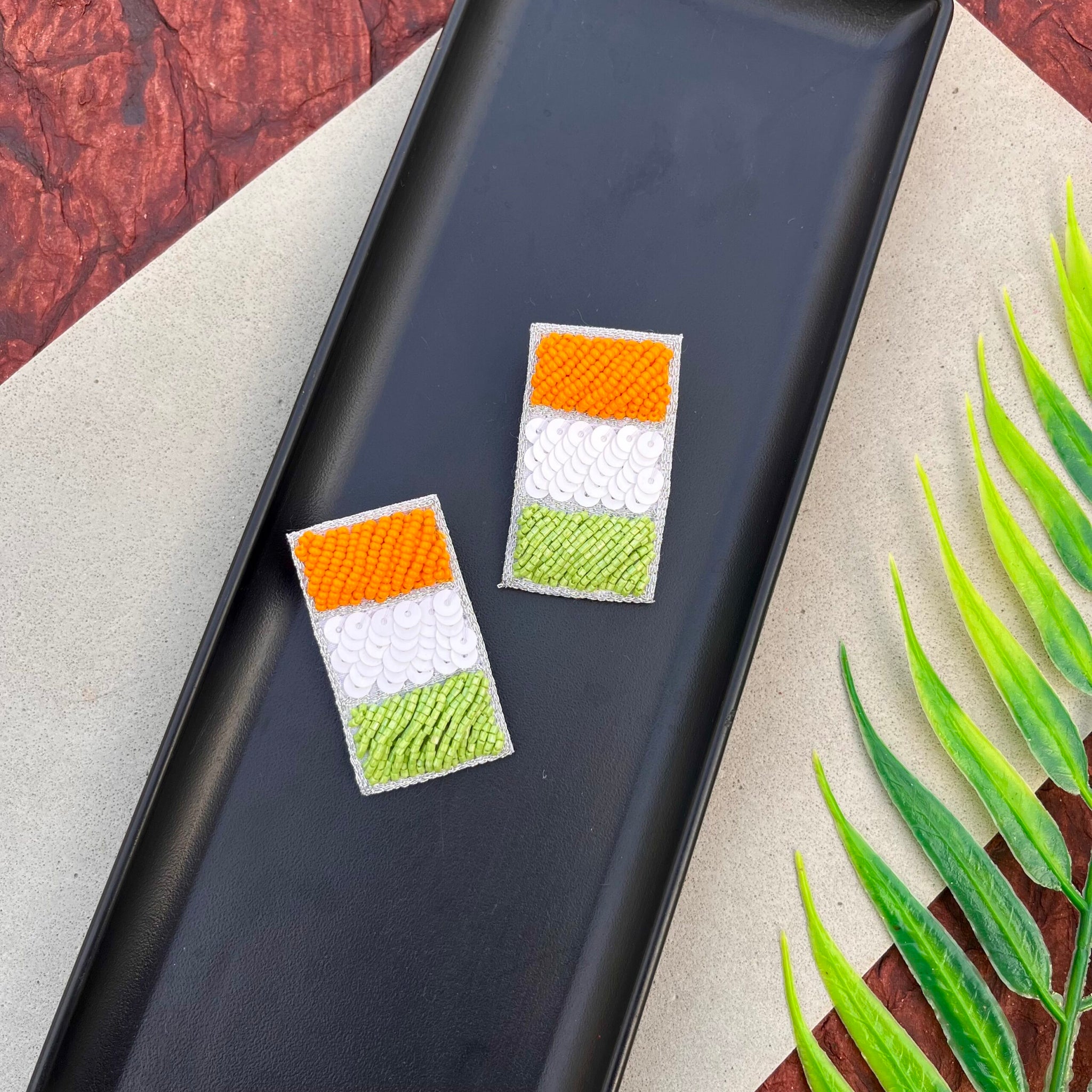 Tiranga Studs image 0