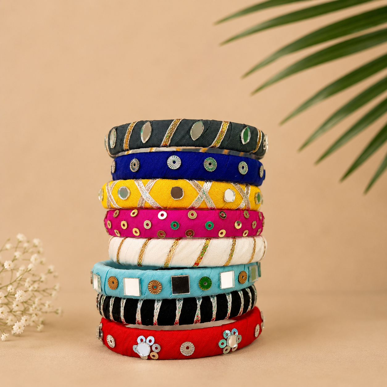 Multicolour Gotta Bangle Set