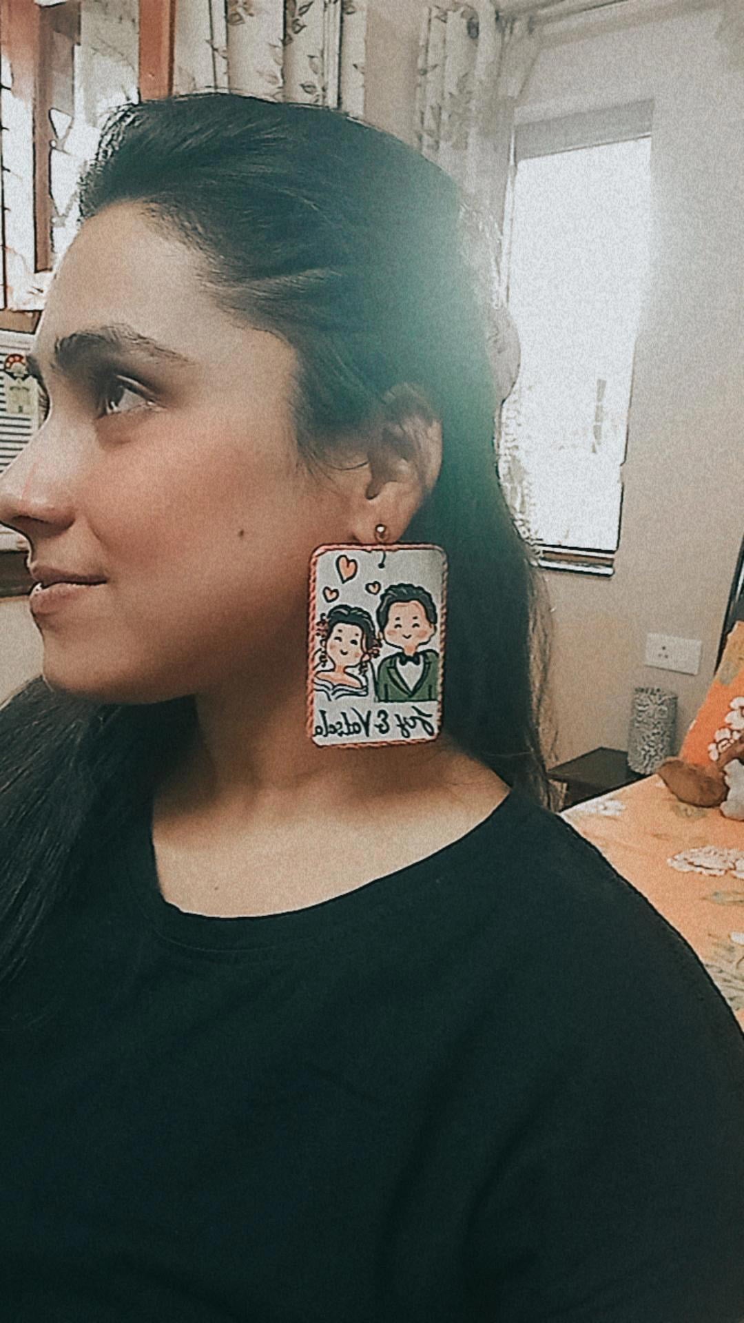 Customizable Couple Earrings image 2