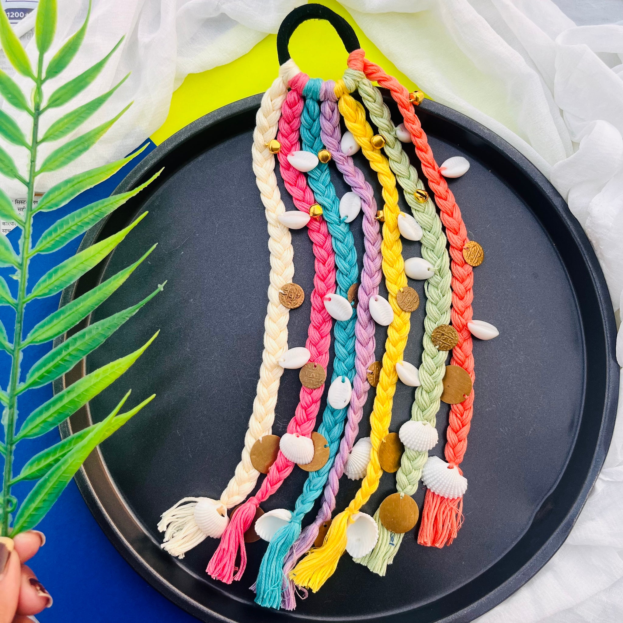 Pastel Pataka Hair Strings