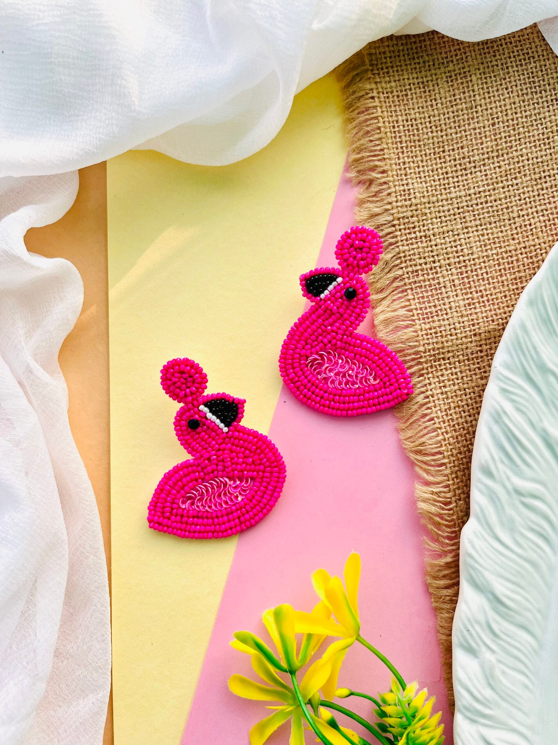 Flamingo Earrings image 0