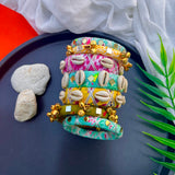 Multicolor Bangle Stack-II image 0