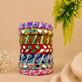 Printed Mirror Bangle Set