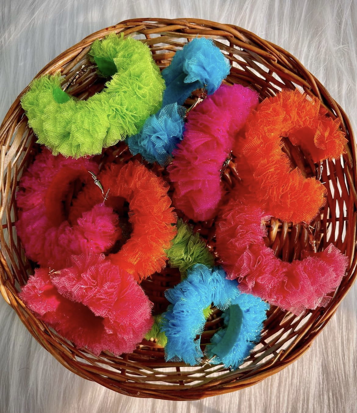 Mini Ruffle Hoops image 0