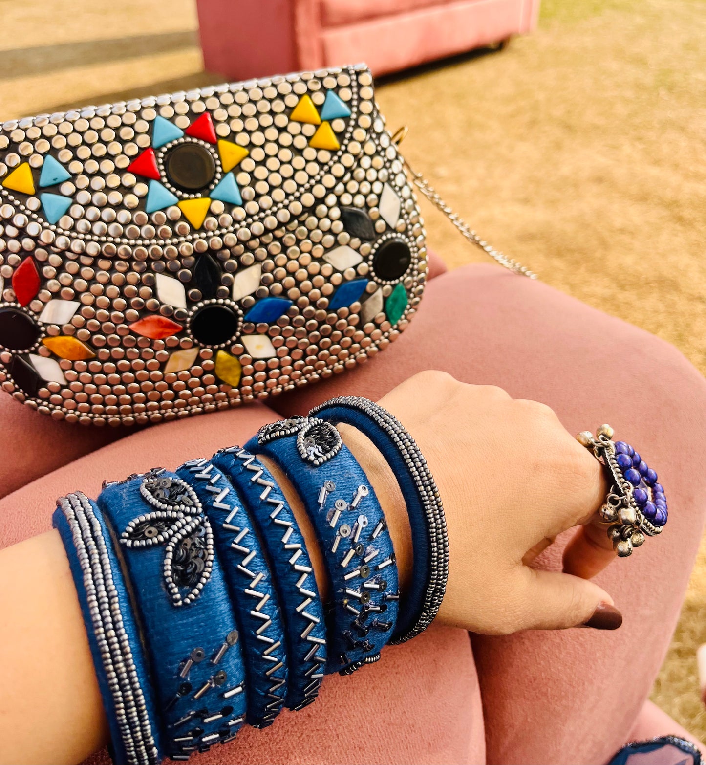 Rangrez Mosaic Clutch