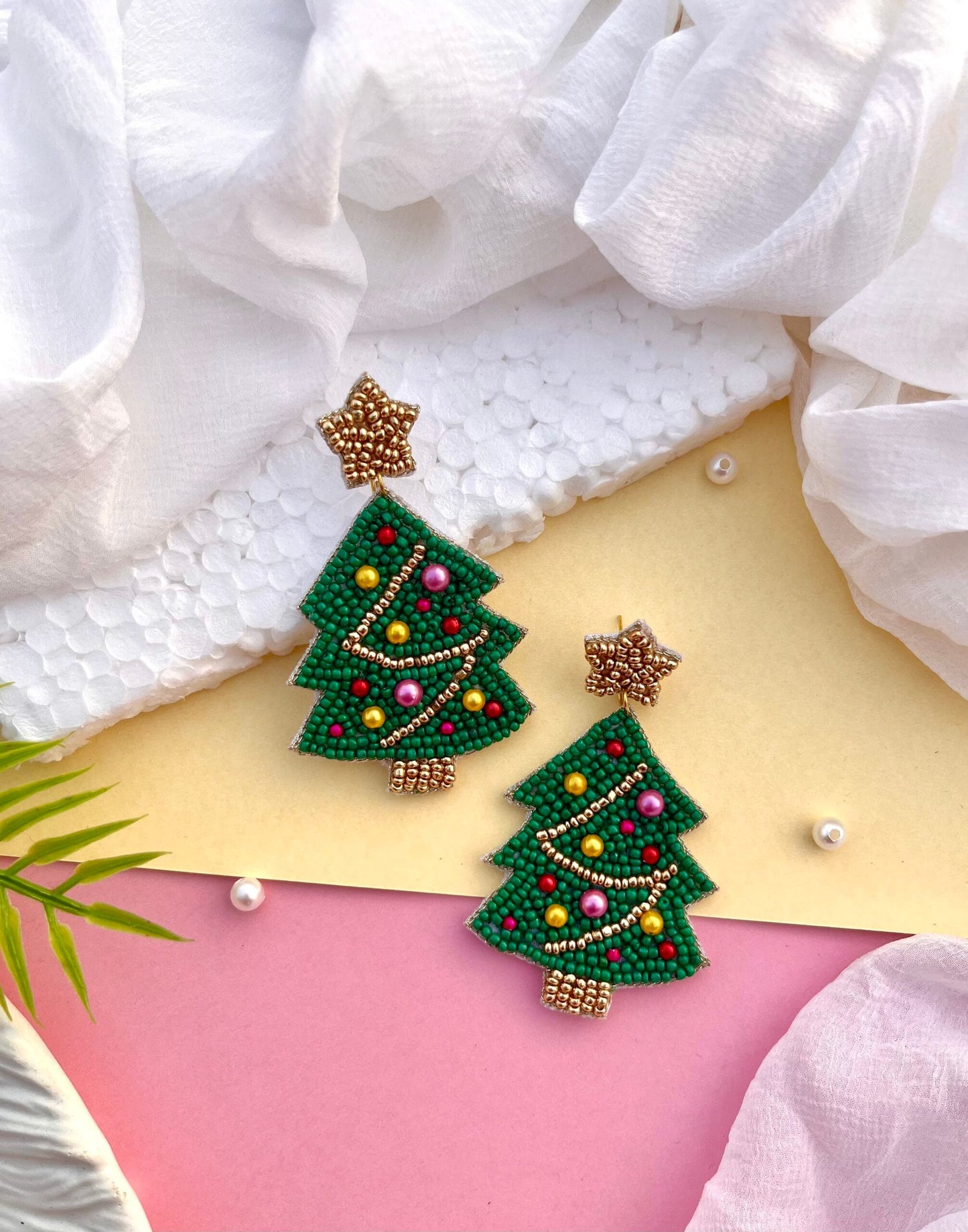 Christmas Tree Earrings image 0