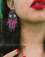 Hamza Crystal Earrings image 1