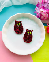 Mysterious Owl Studs image 4