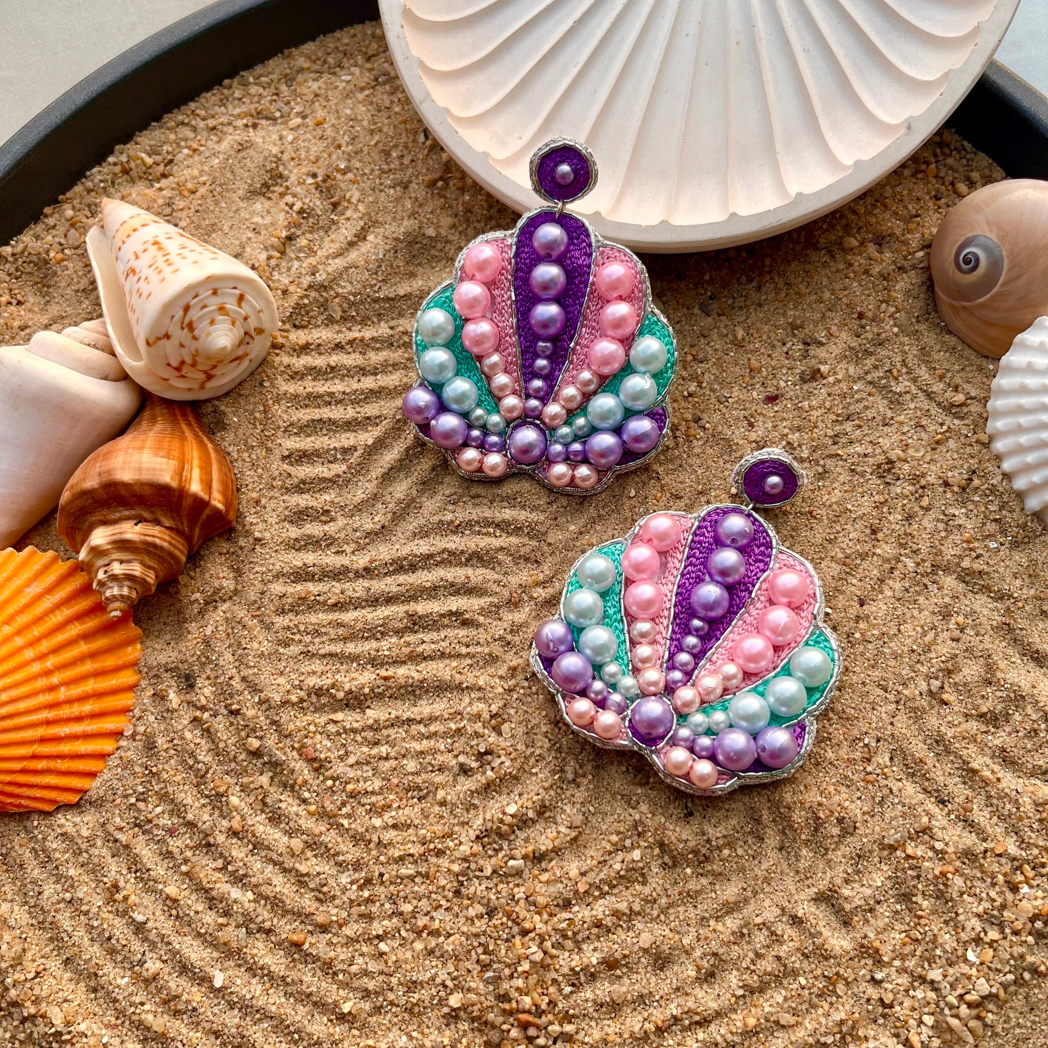 Candy Shell Earrings