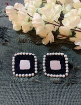 Square Mirror Studs & Ring image 5