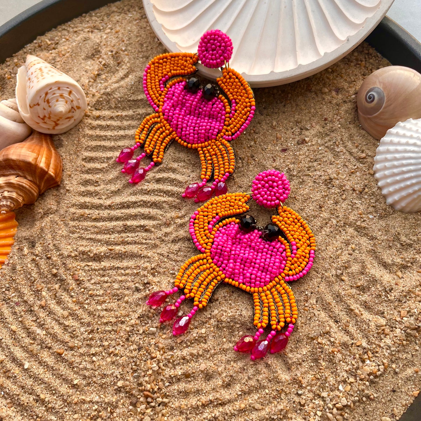 Sandy Claws Crab Earrings