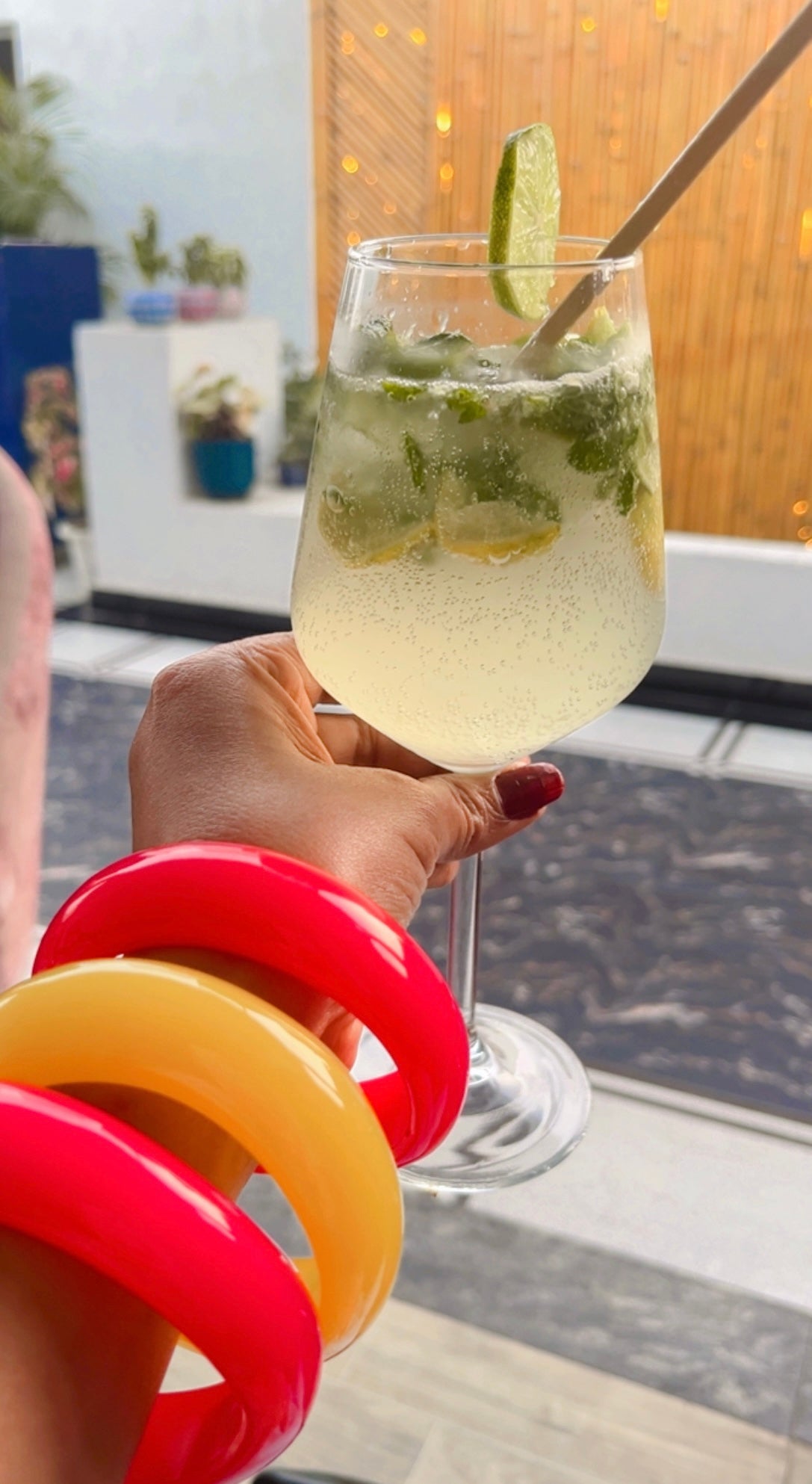 Candy Pop Resin Bangles Stack