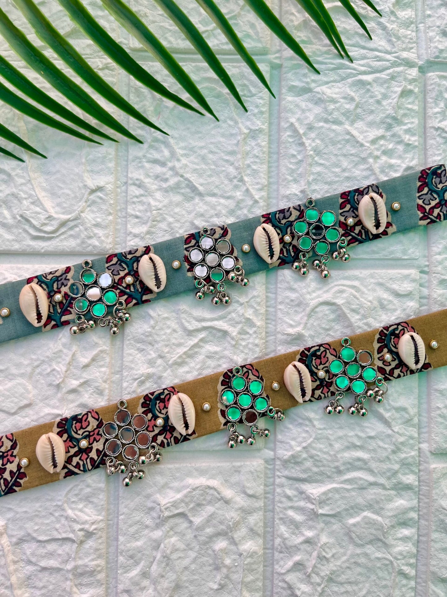 Kalamkari Mirror Chokers image 0