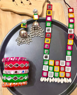 Festvise Mirror Jewellery Combo- Multicolor image 1