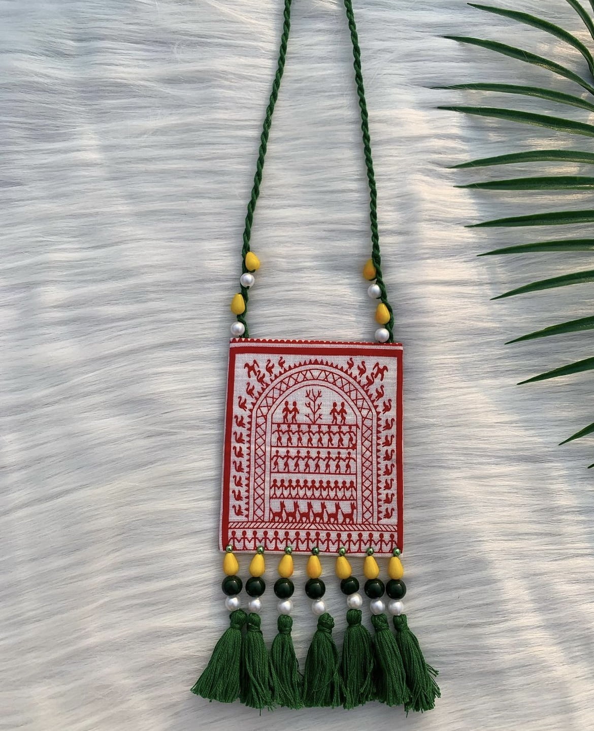 Warli Art Neckpiece Combo image 1