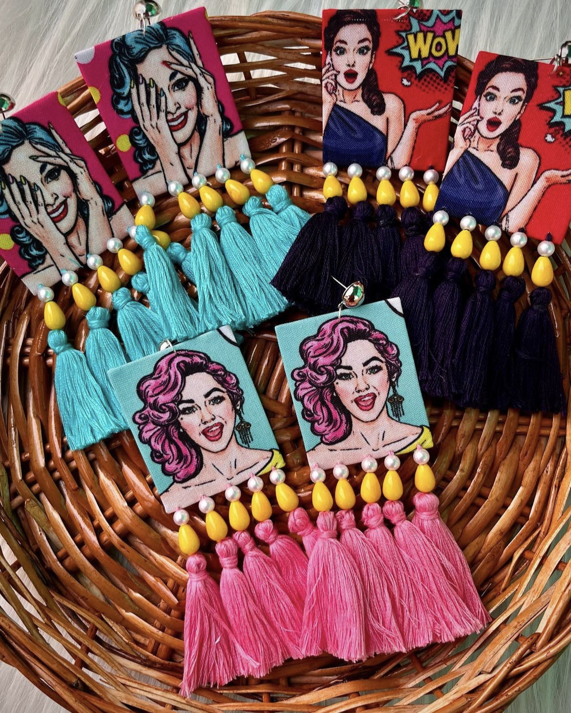 Pop Art Earrings Set-ll image 0