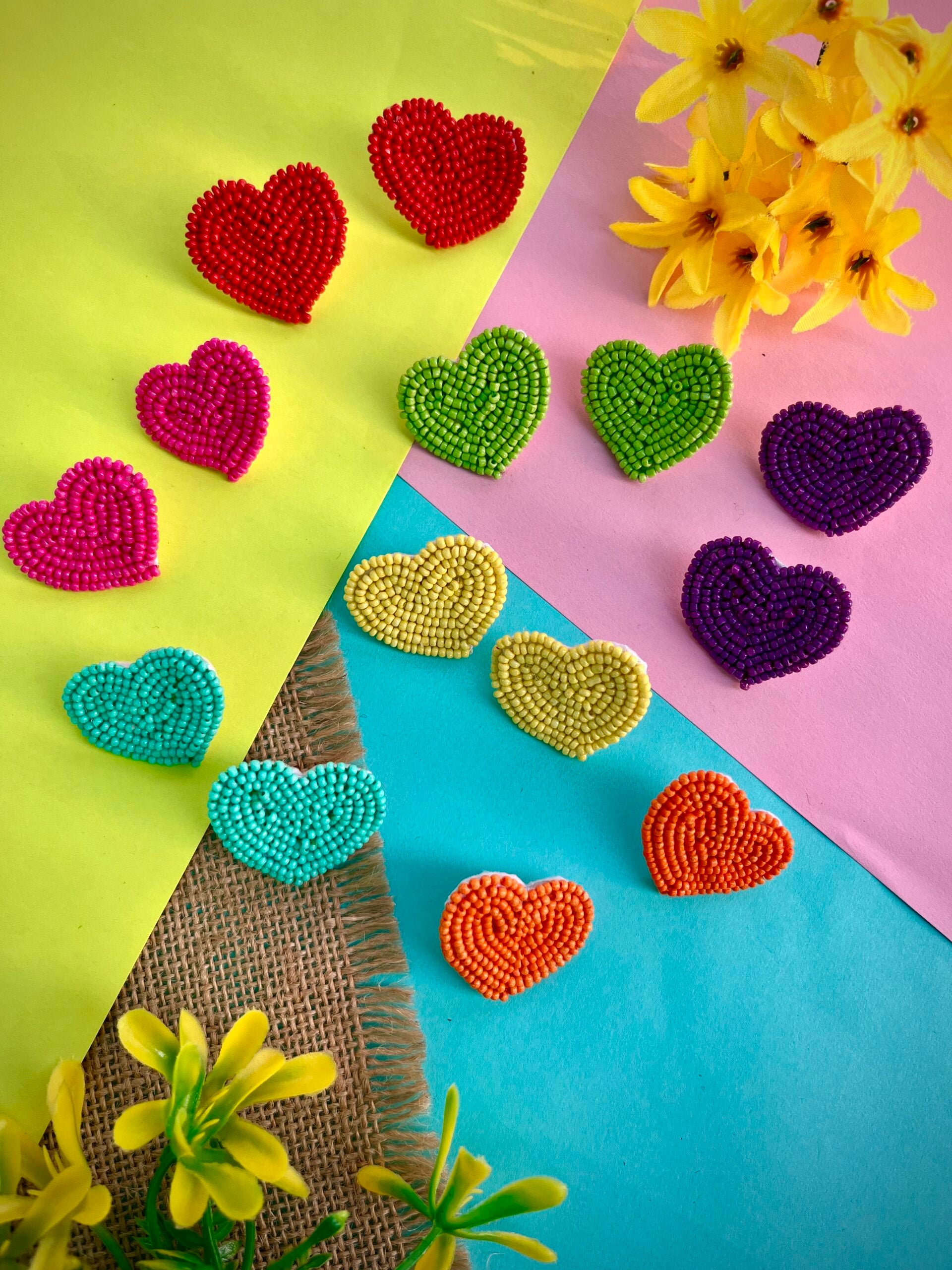 Cute Heart Studs image 0