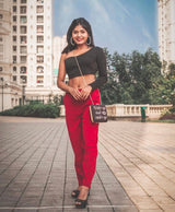 Half Pearl Hoops image 4