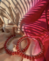 Round Crystal Hoops image 3