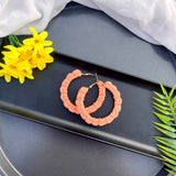 Pastel Macrame Hoops image 3