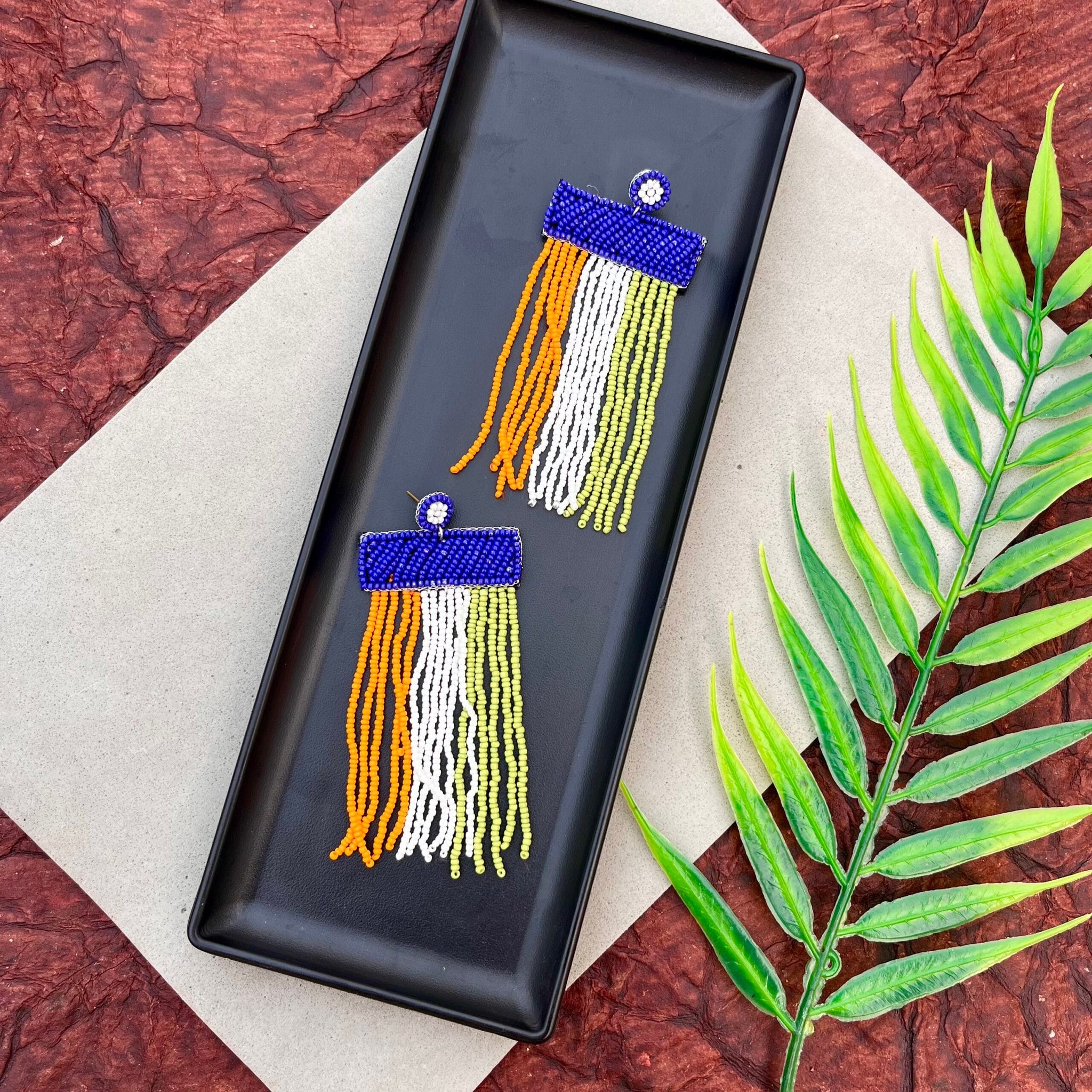 Tiranga Tassel Earrings image 0