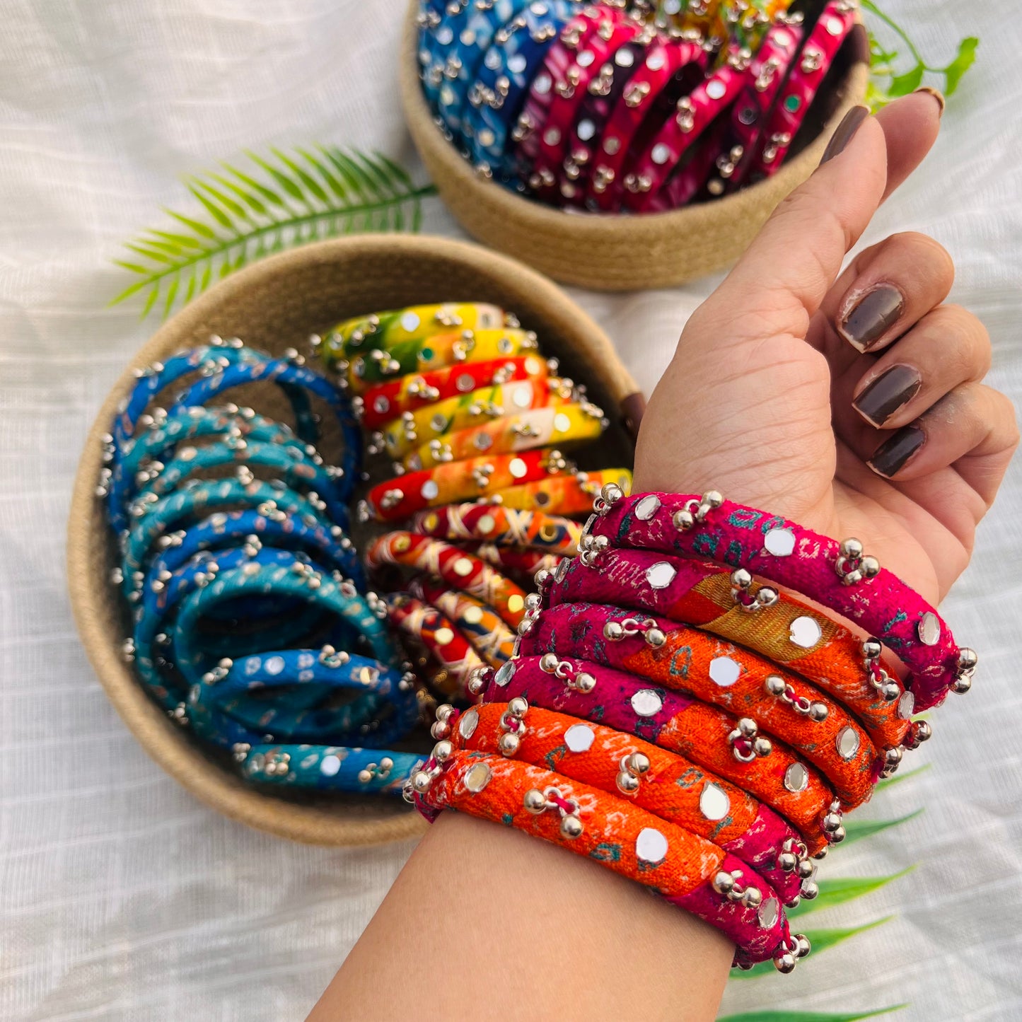 Bandhej Bangles for Bridal & Festive Wear