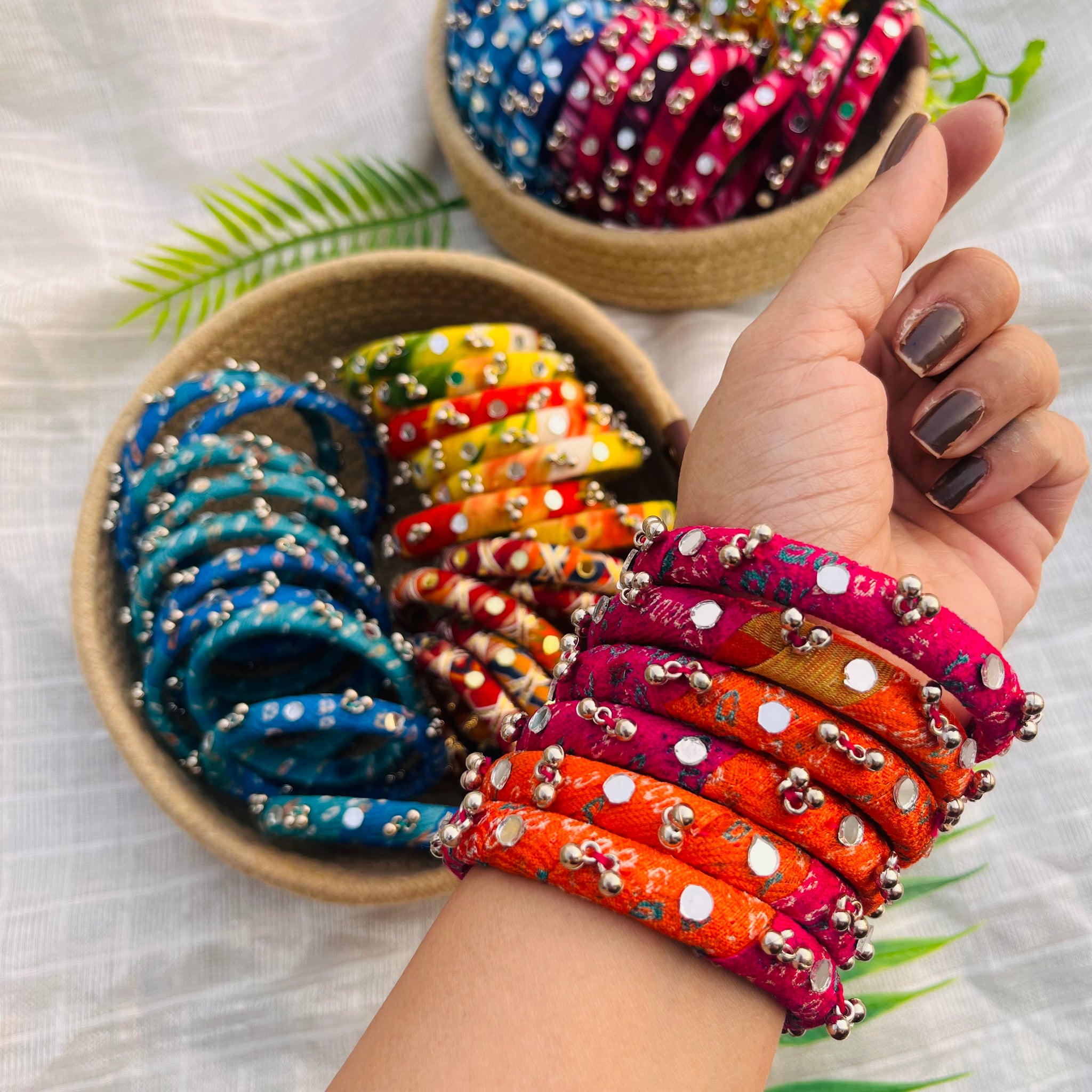 Bandhej Bangles for Bridal & Festive Wear