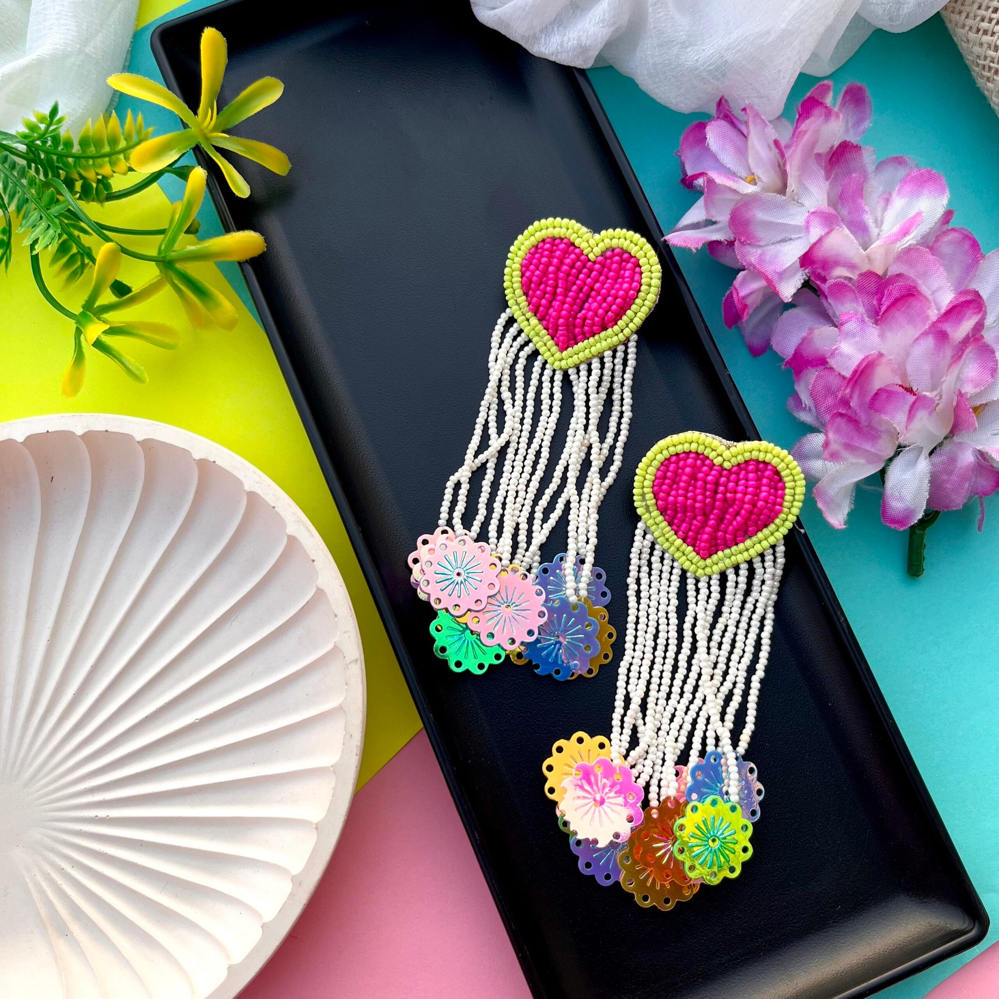 Neon Burst Earrings image 0