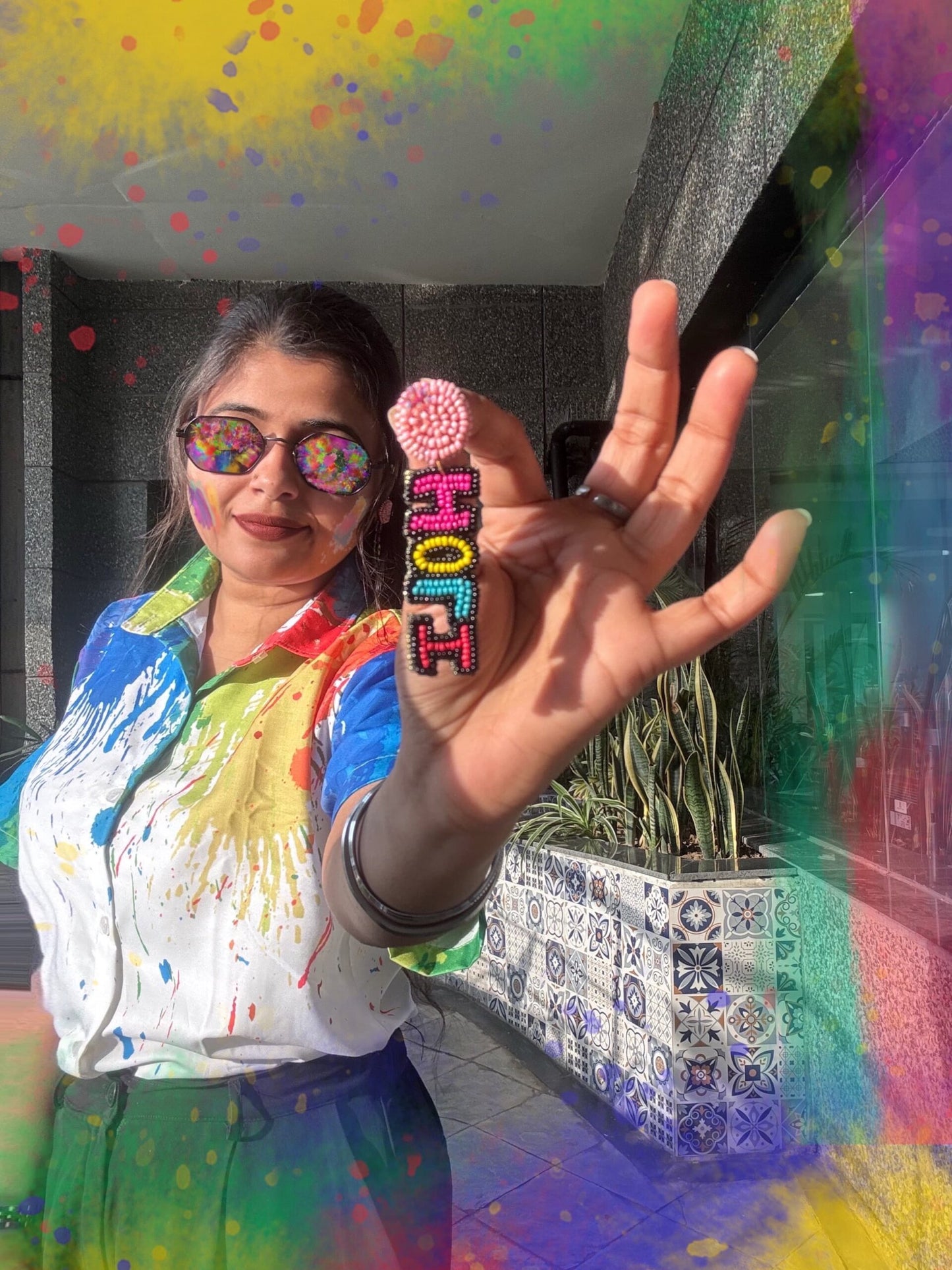 Holi Vibe Earrings image 1