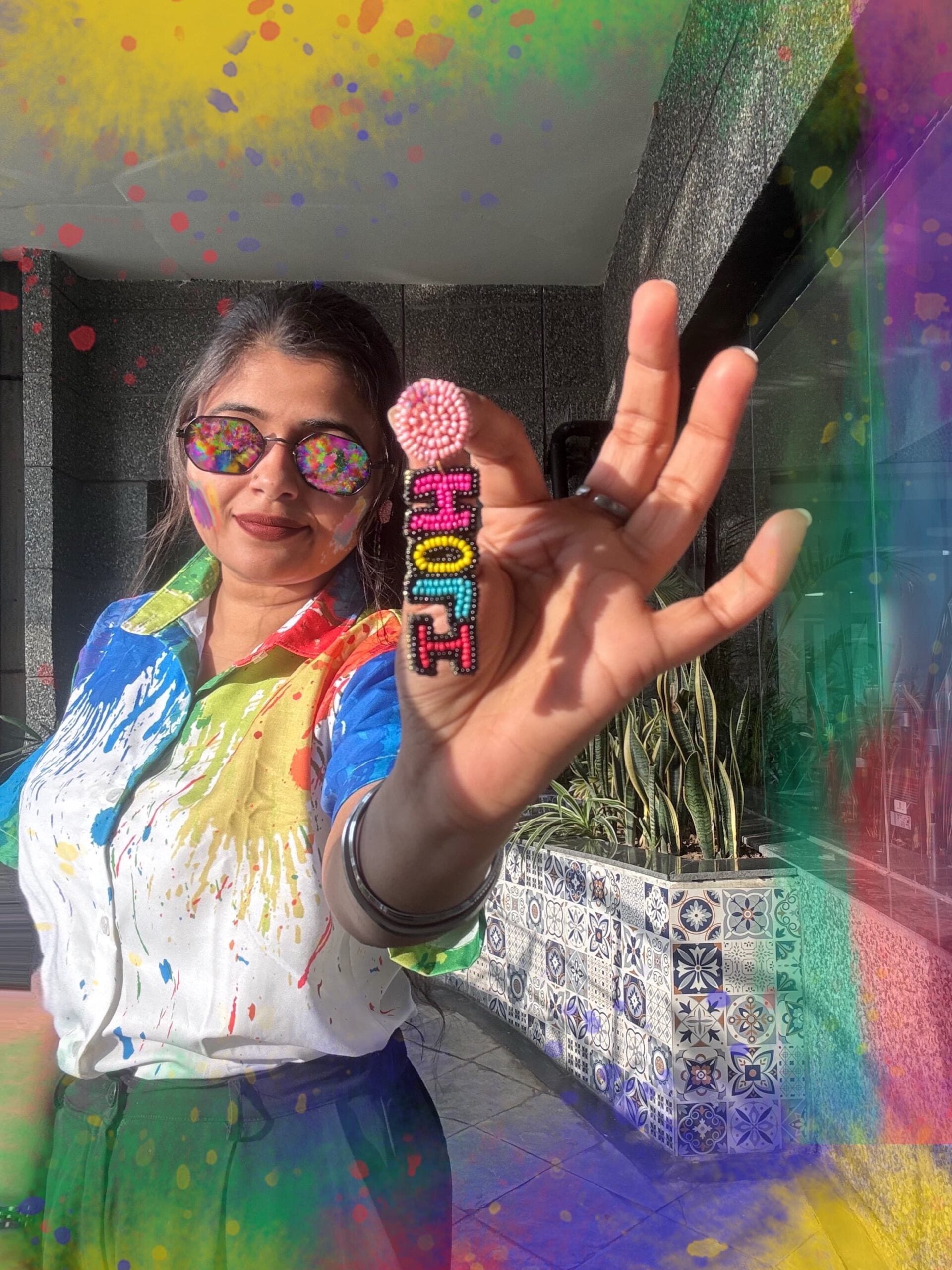 Holi Vibe Earrings image 1