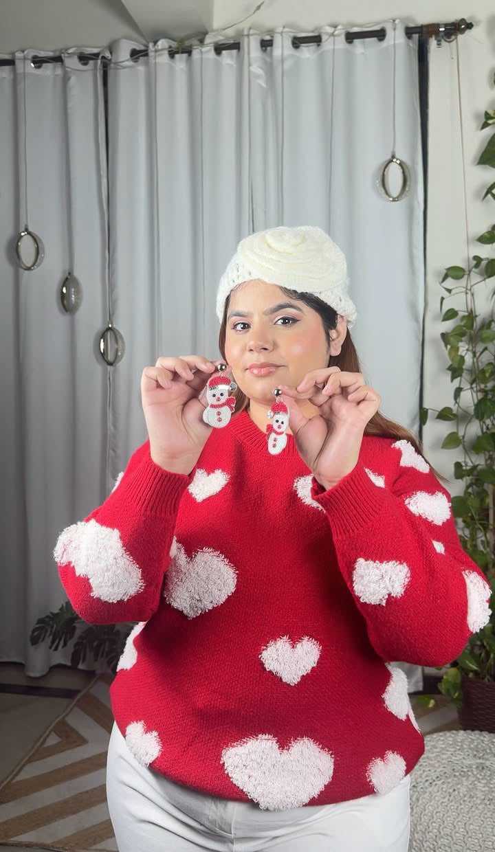 Snowman Earrings