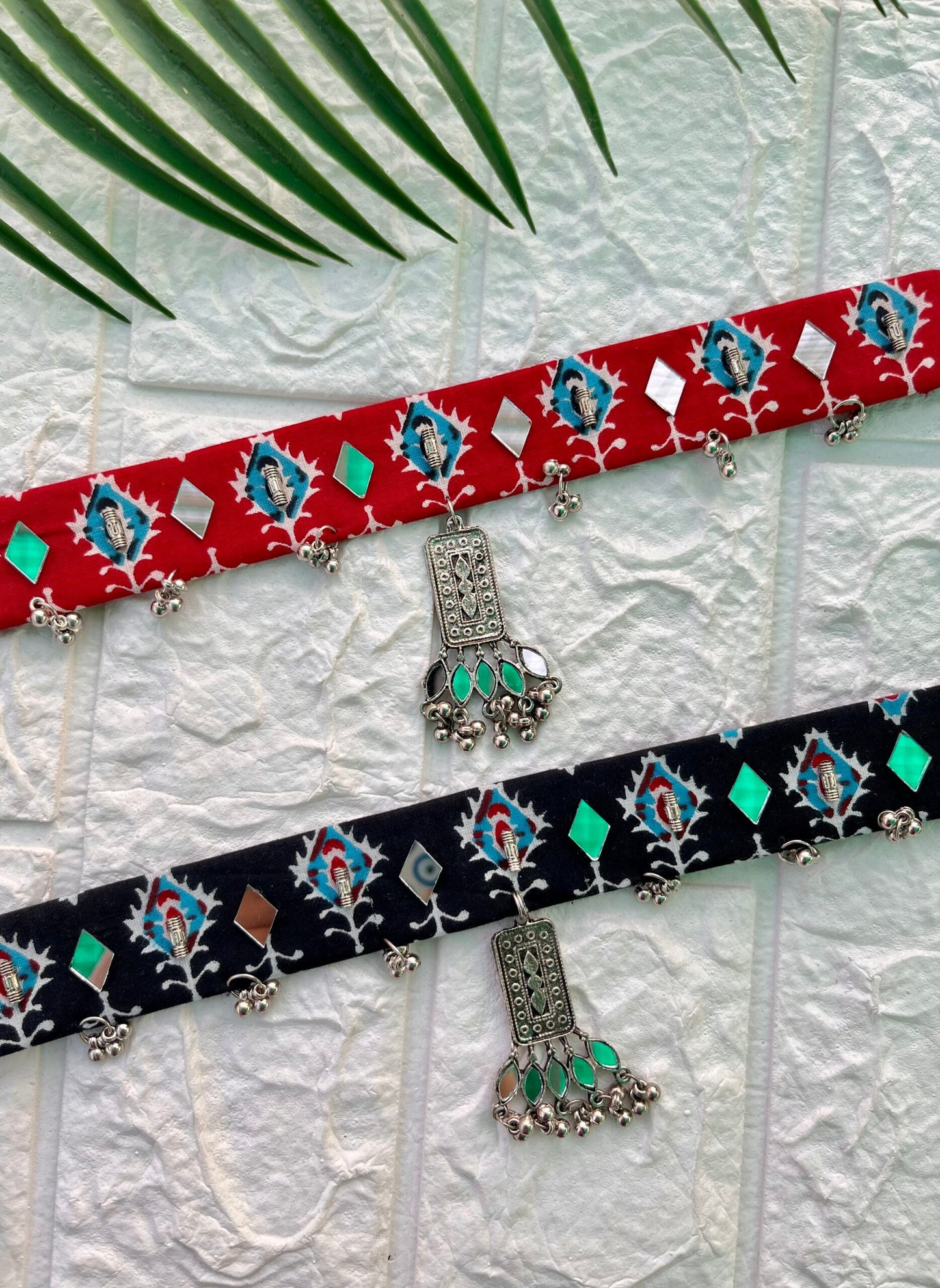 Kalamkari Mirror Chokers image 0