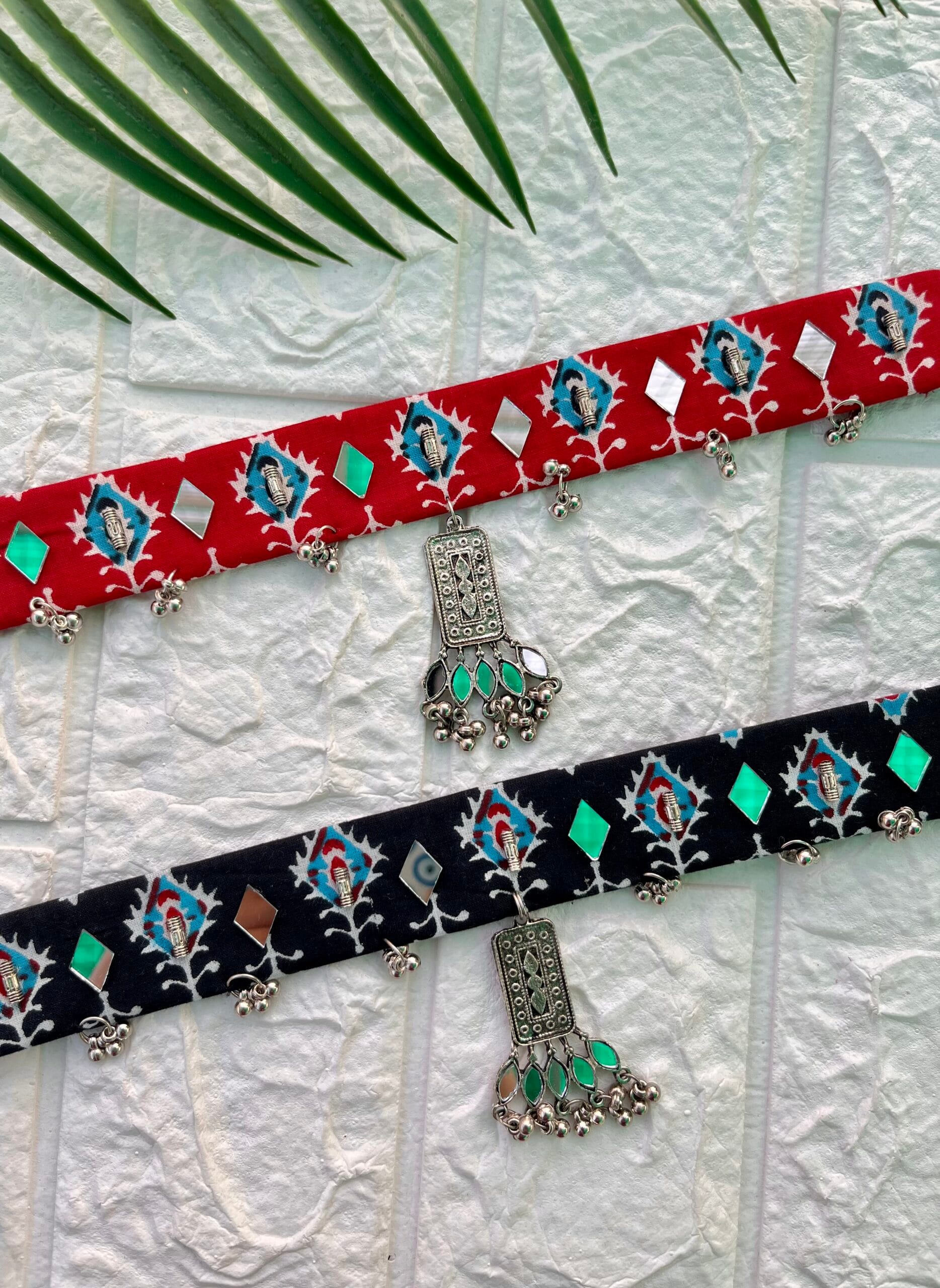 Kalamkari Mirror Chokers image 0
