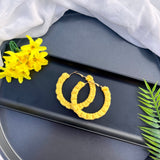 Pastel Macrame Hoops image 2