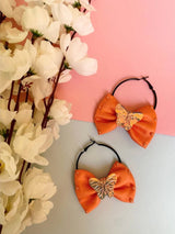 Embellished Bow Hoops-ll image 1