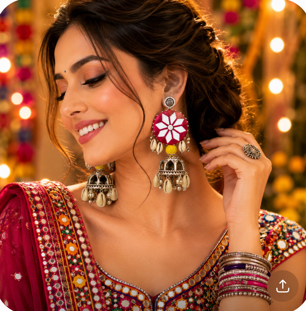 Raagini Mirror Earrings