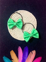 Mini Bow Hoops image 3