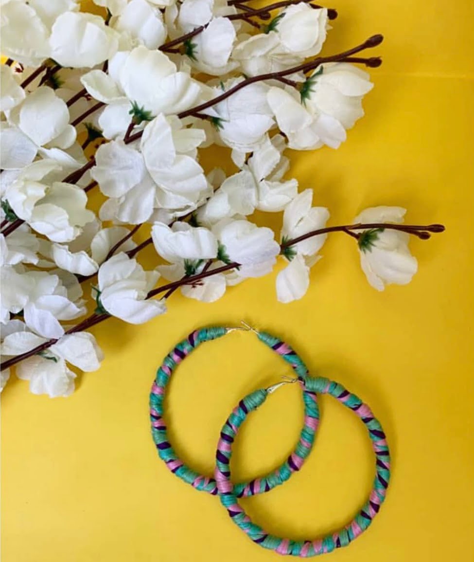 Quirky Thread Hoops image 3