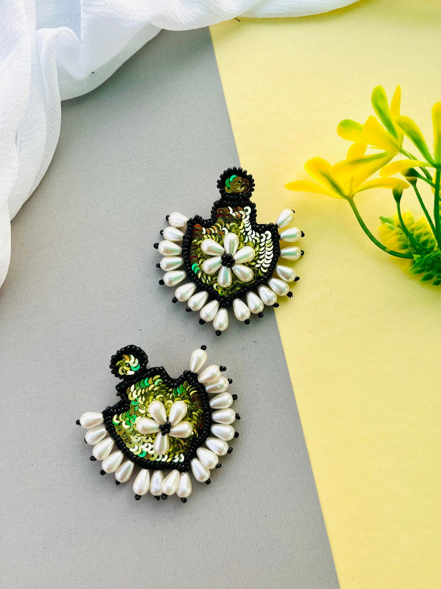Ethnic Sequin Earrings image 2
