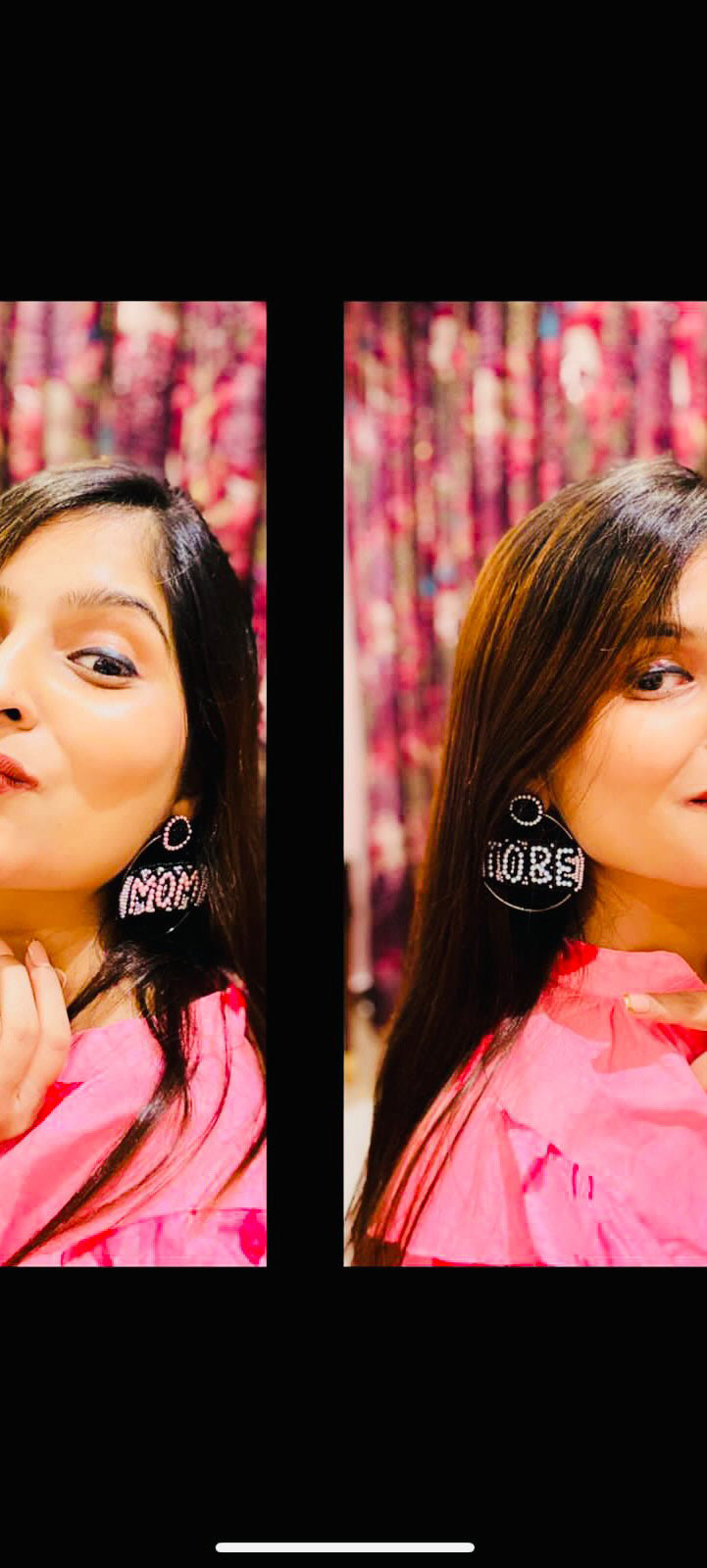 Mom-To-Be Hoop Earrings