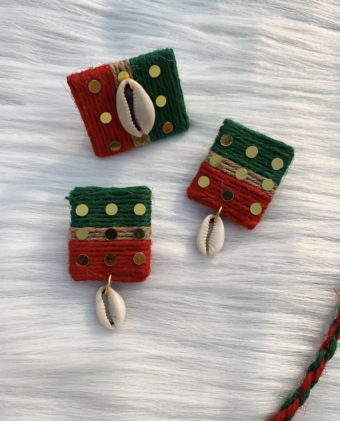 Colorful Jute Neckpiece Combo image 2