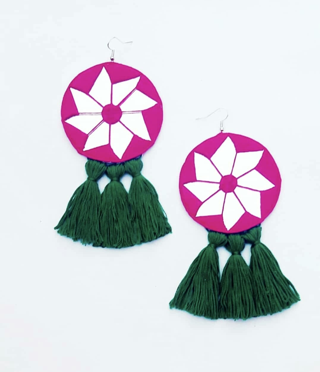 Oversized Mirror Earrings image 0