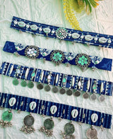 Indigo Fabric Chokers image 0