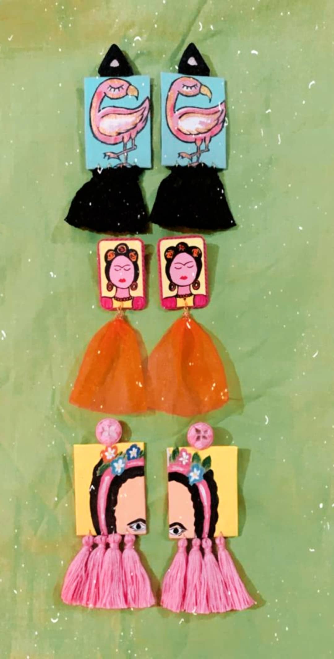 Handpainted Earrings Combo image 0