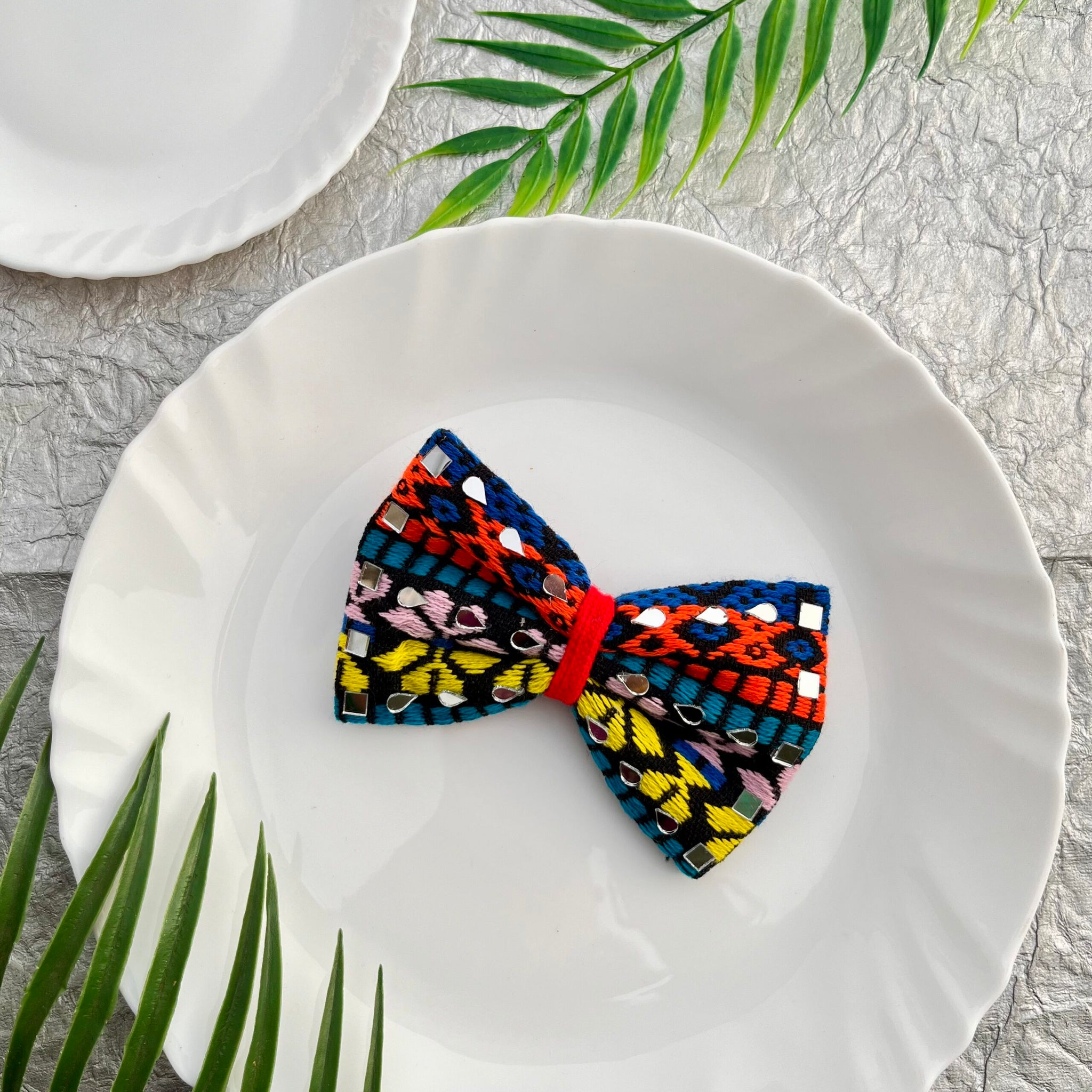 Dandiya Dazzle Bows-Neon image 0