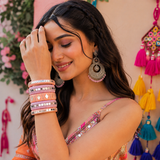 Pearl Pankhuri Bangle Set