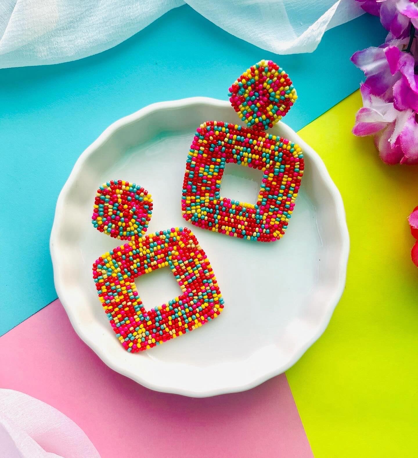 Radiant Multicolor Earrings image 0