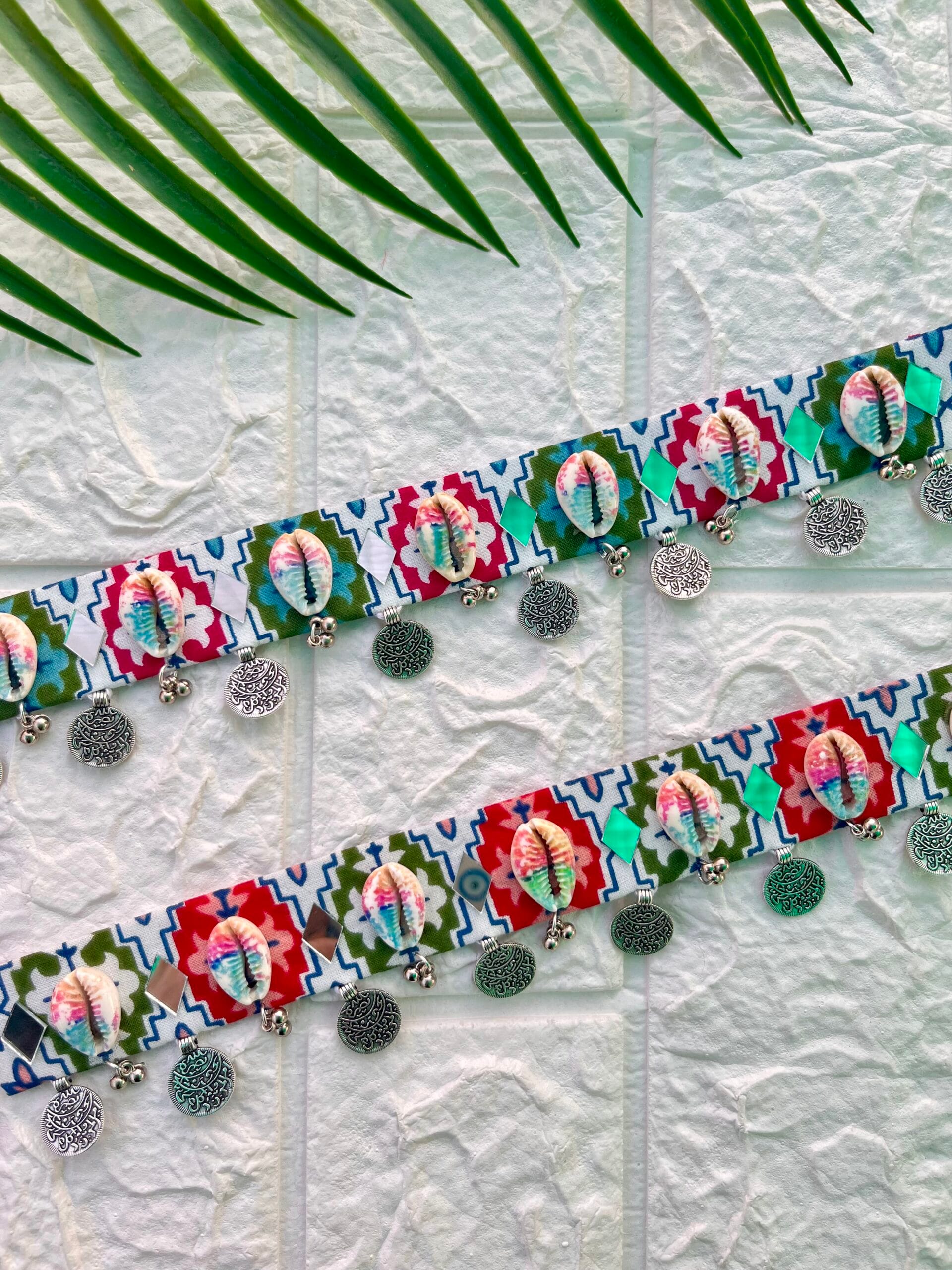 Printed Shell Chokers image 0