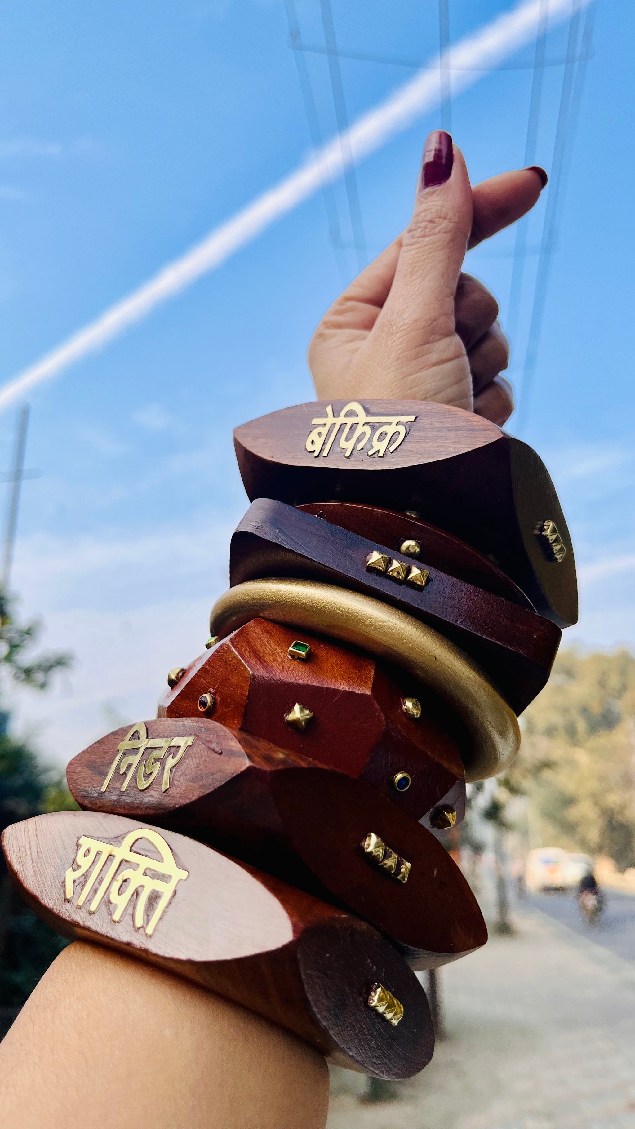 OG Wooden Stack - Handcrafted Wooden Bangles