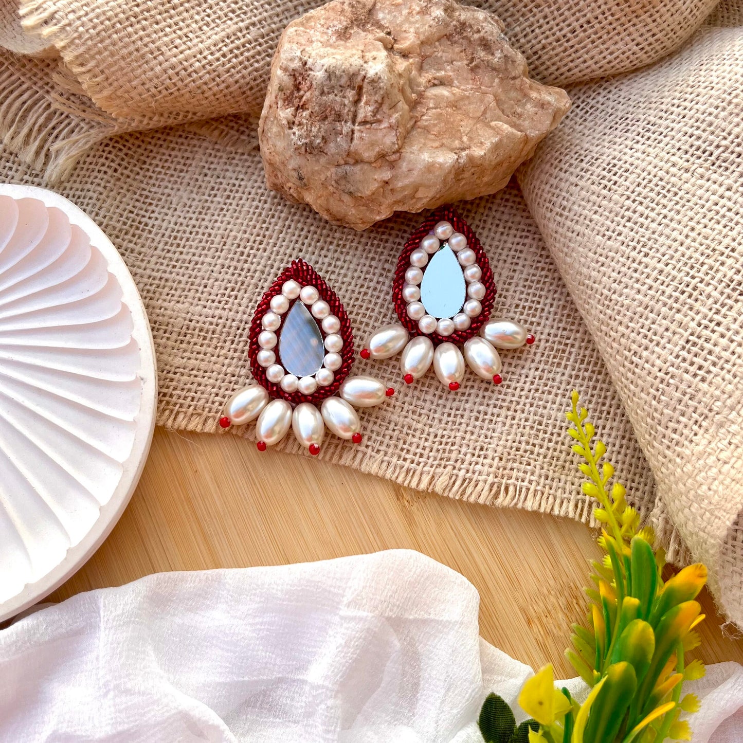 Mirror Drop Earrings image 0